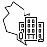 Rheintal Business Apartment, rundes Logo